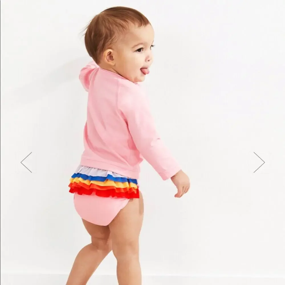 NWOT Hanna Andersson 0-3 Months Unicorn Rashguard Swimsuit